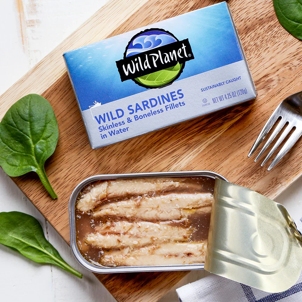 Wild Sardines Skinless & Boneless Fillets In Water - Image 7