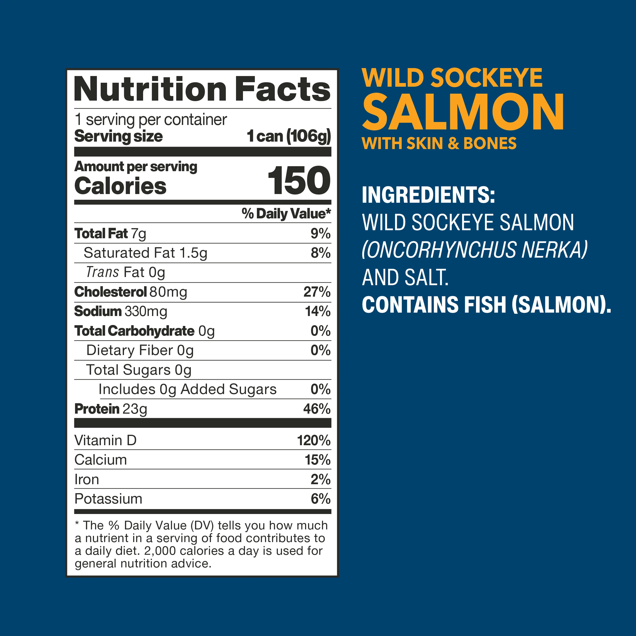 Wild Sockeye Salmon with Skin & Bones - Image 7