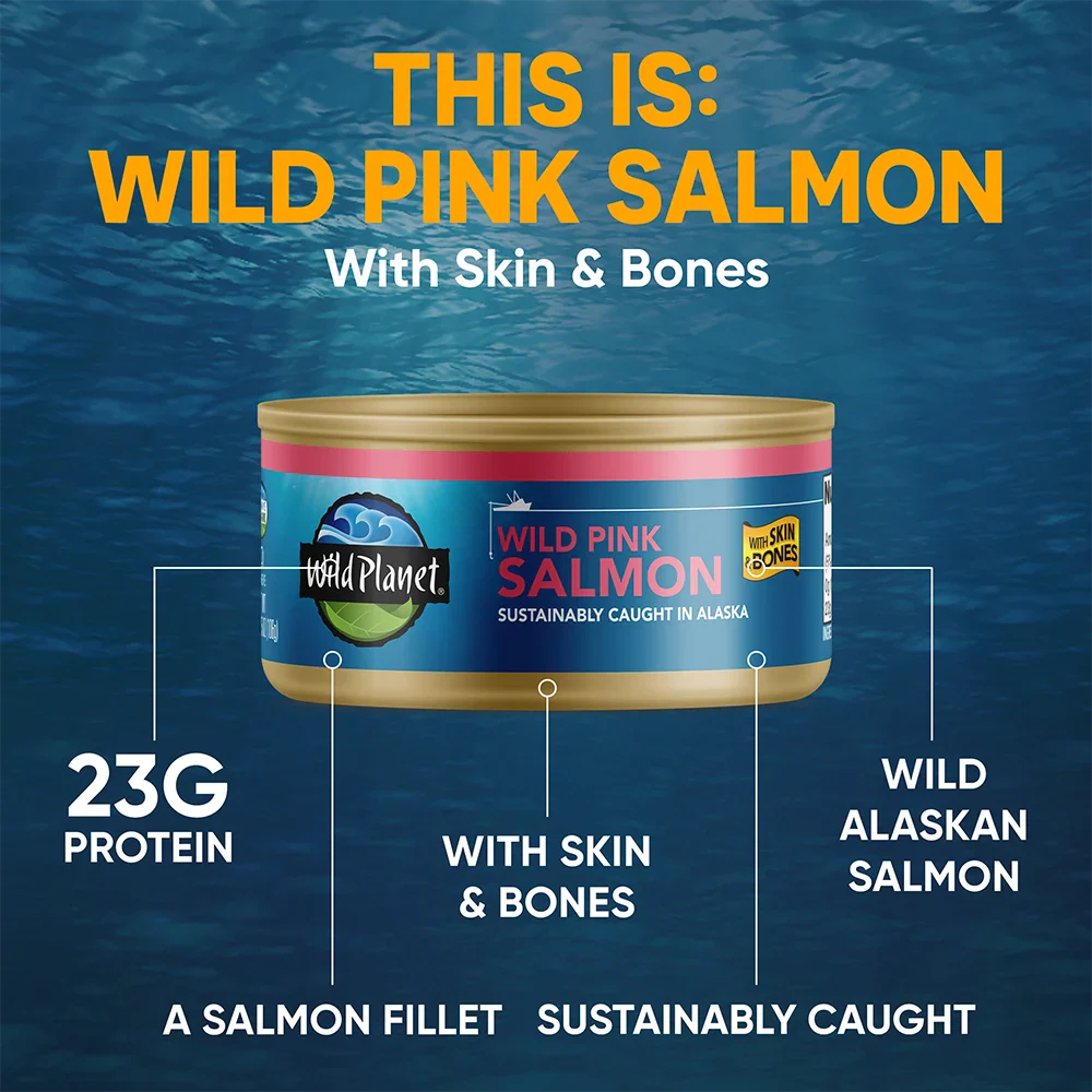 Wild Pink Salmon with Skin & Bones - Image 6