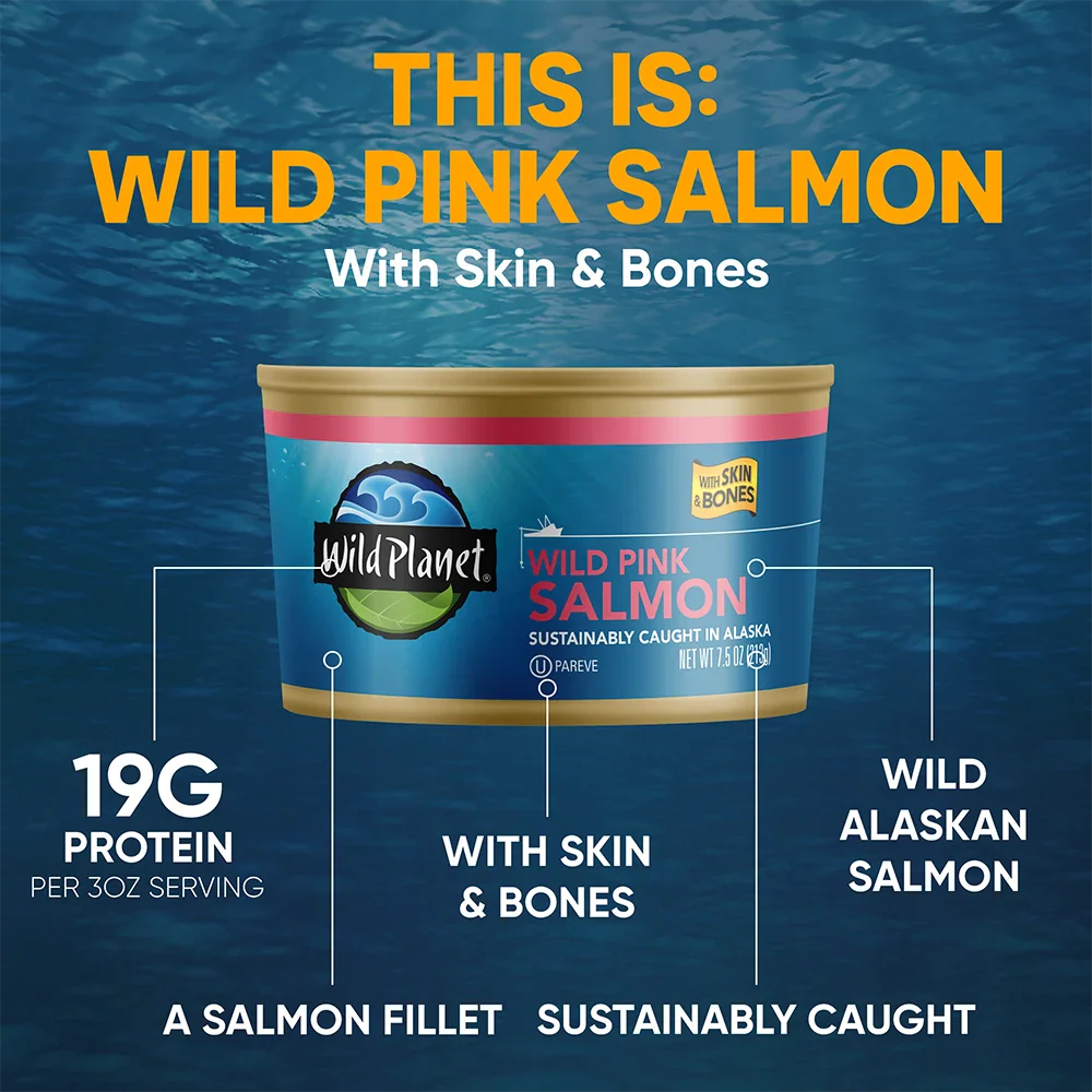 Wild Pink Salmon with Skin & Bones - Image 6