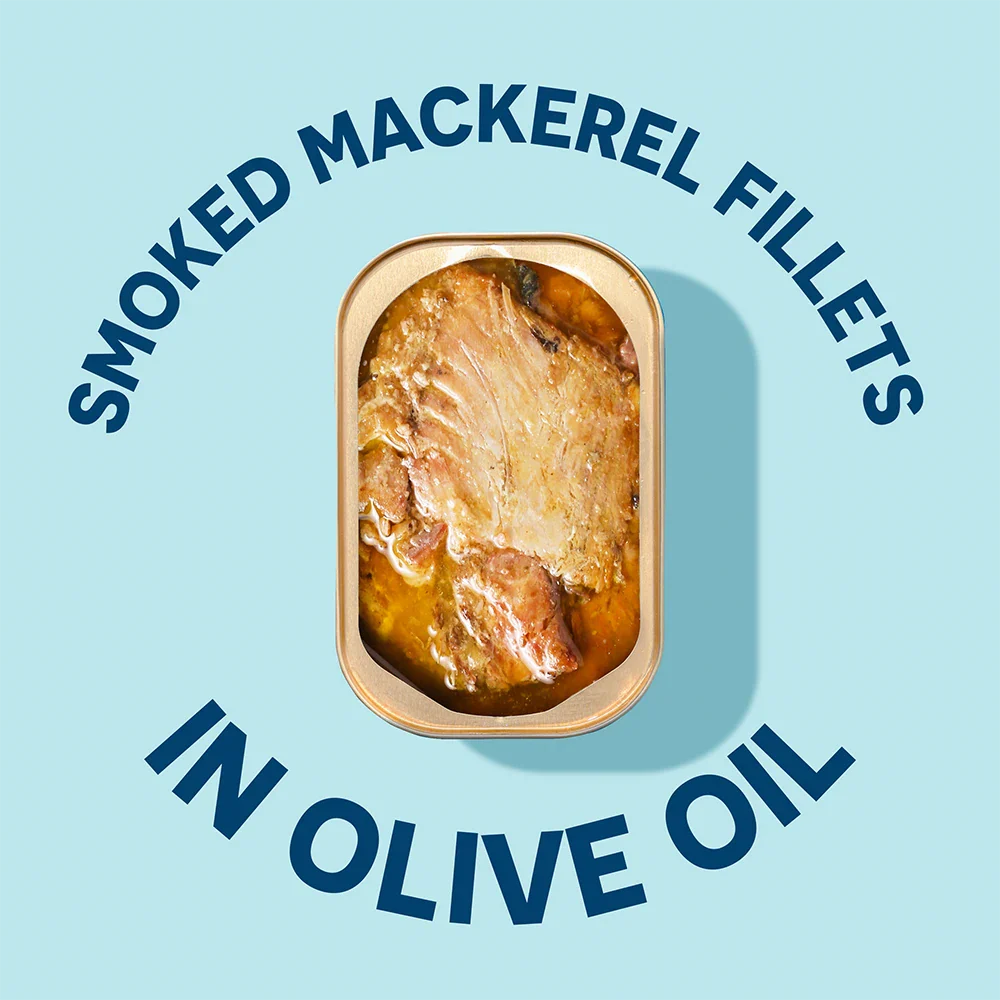 Wild Smoked Mackerel Fillets in Extra Virgin Olive Oil - Image 6