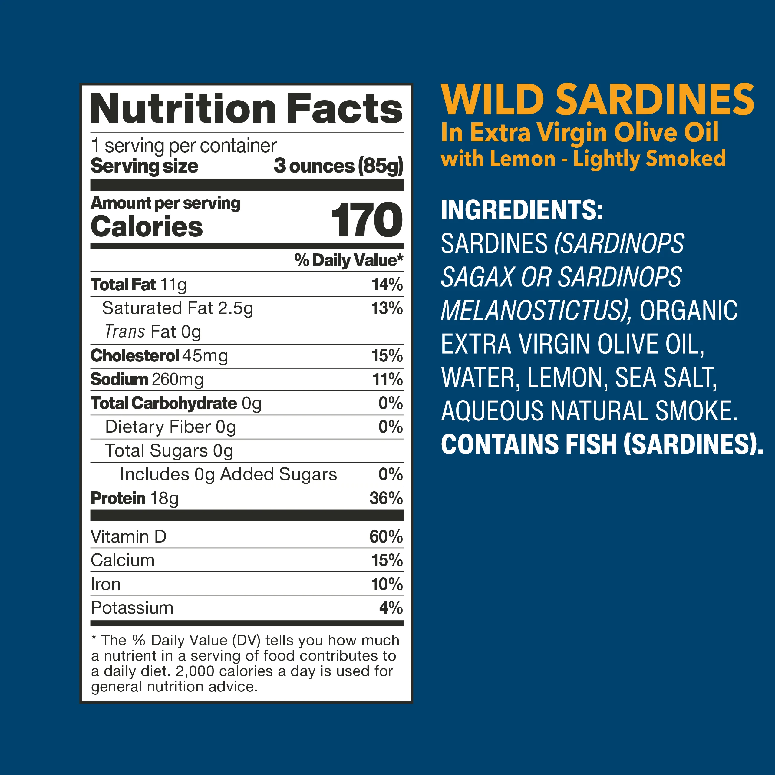 Wild Sardines In Extra Virgin Olive Oil with Lemon - Image 9