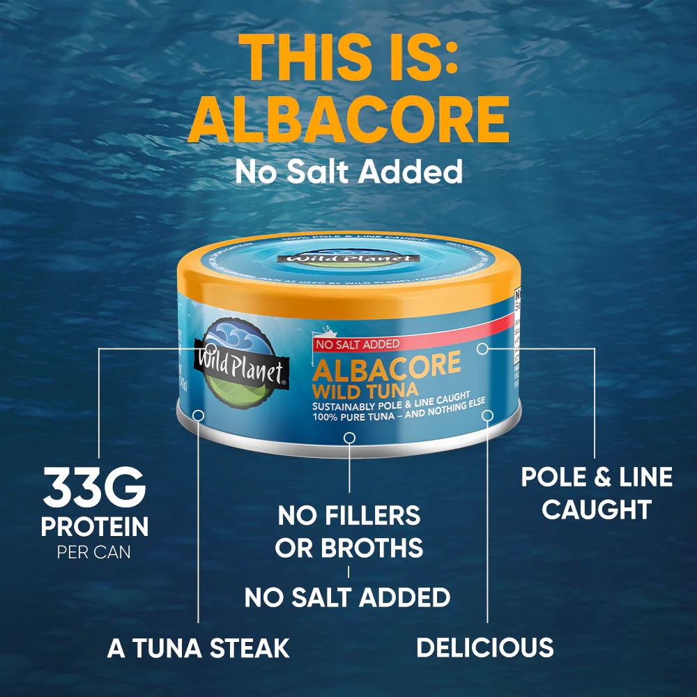 Albacore Wild Tuna No Salt Added - Image 6