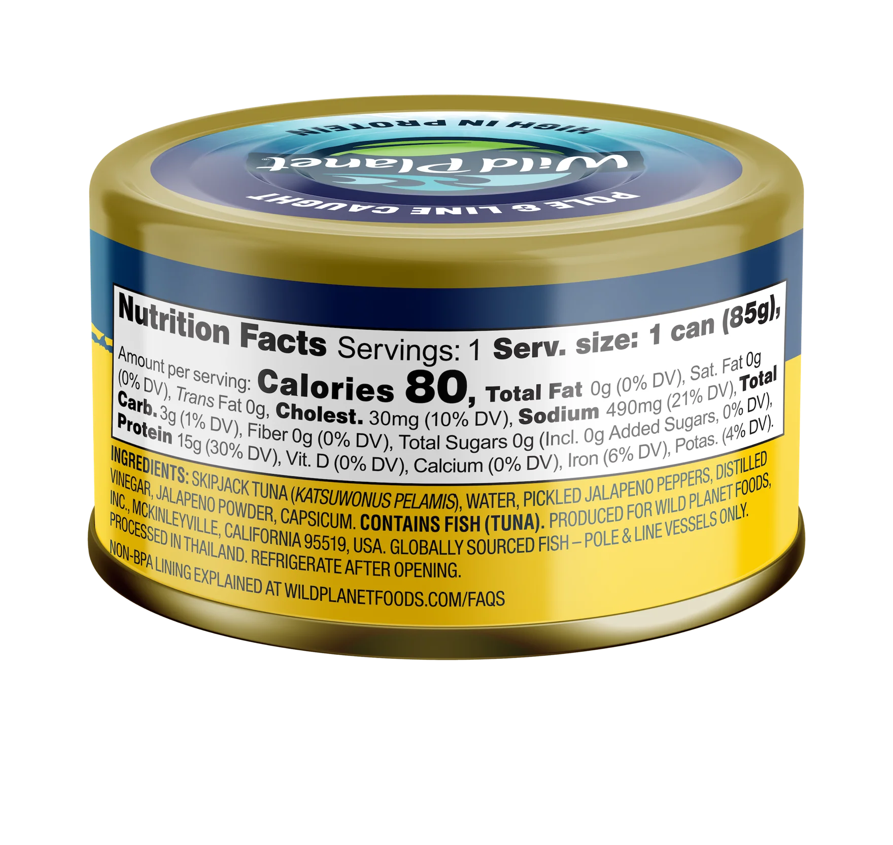 Premium Skipjack Wild Light Tuna with Jalapeño - Image 2