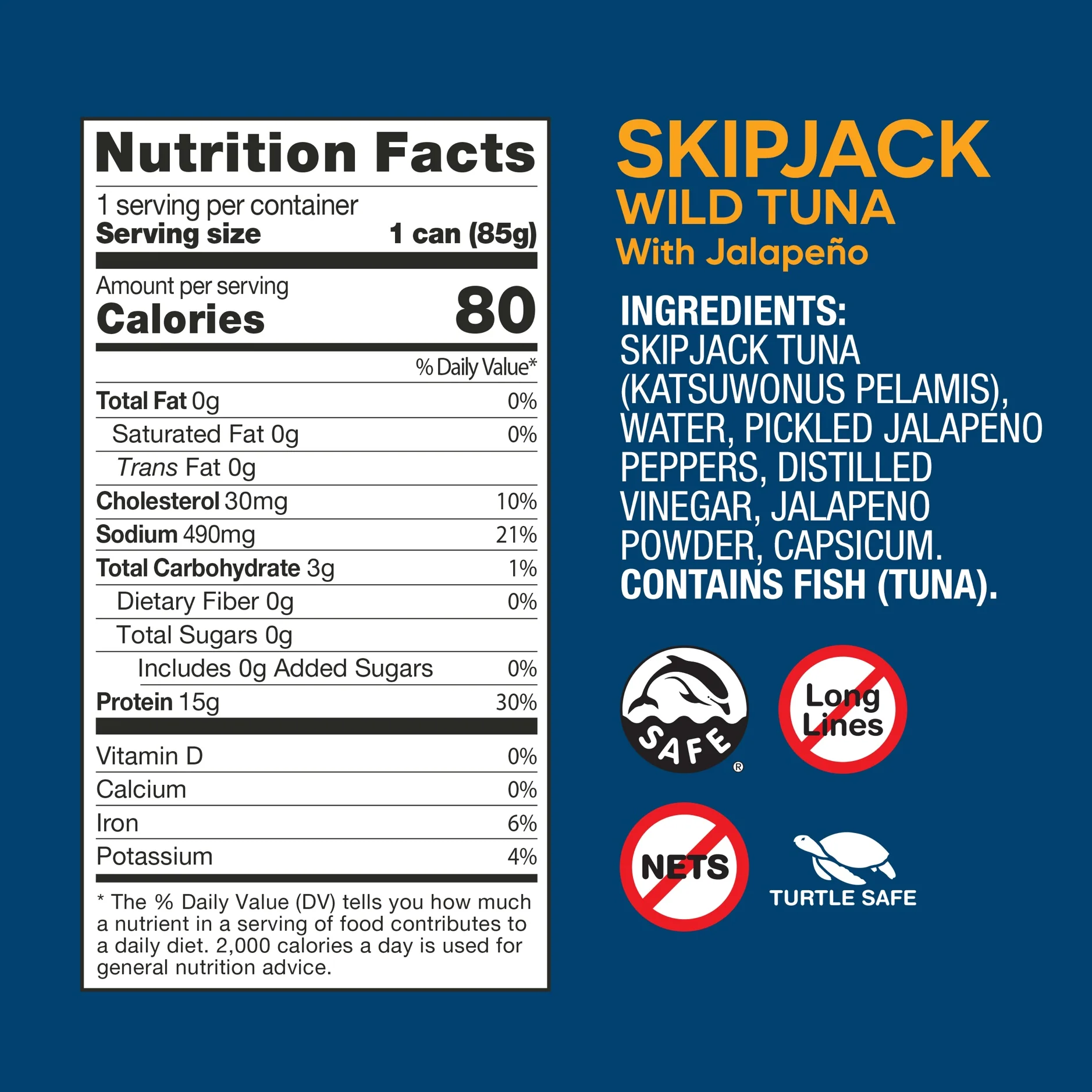 Premium Skipjack Wild Light Tuna with Jalapeño - Image 6