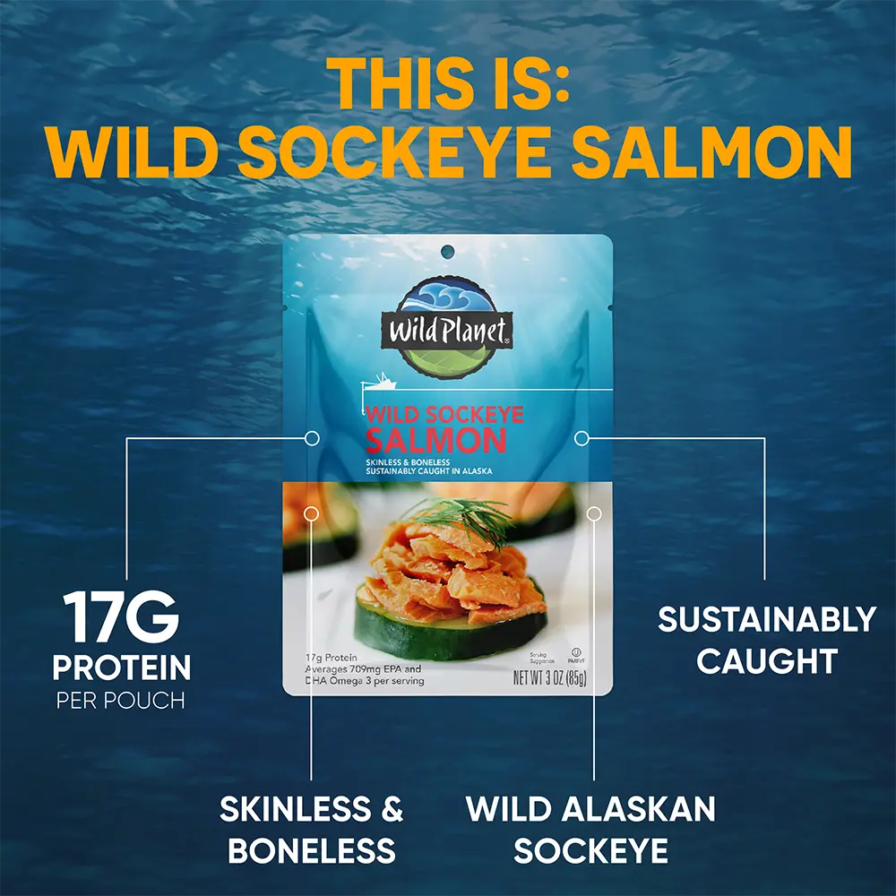 Wild Sockeye Salmon Single-Serve Pouch - Image 6