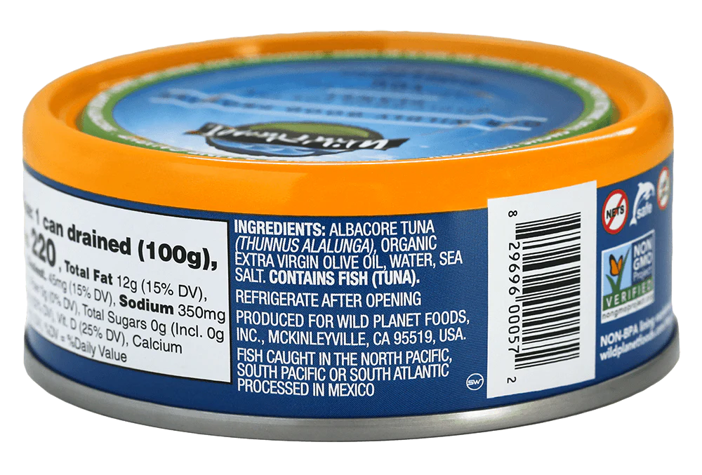 Albacore Solid Wild Tuna In Extra Virgin Olive Oil - Image 3