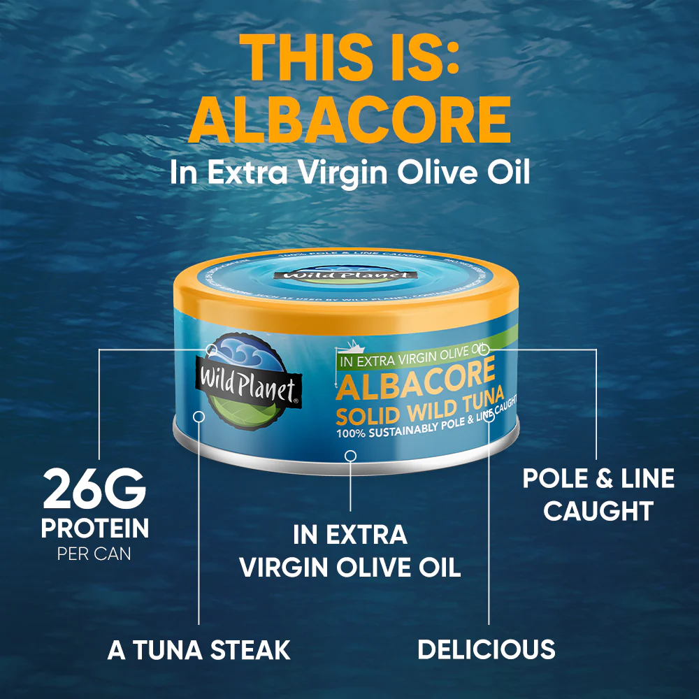 Albacore Solid Wild Tuna In Extra Virgin Olive Oil - Image 6