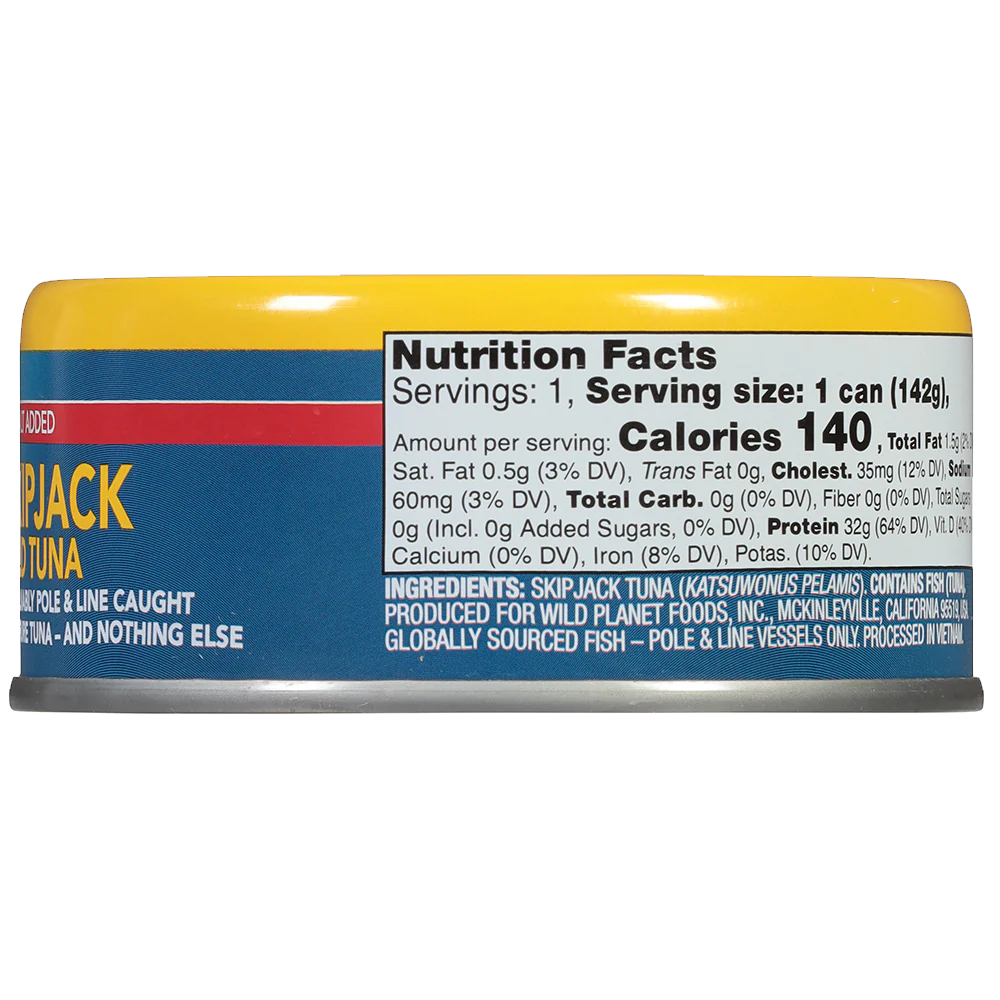 Skipjack Wild Tuna No Salt Added - Image 3