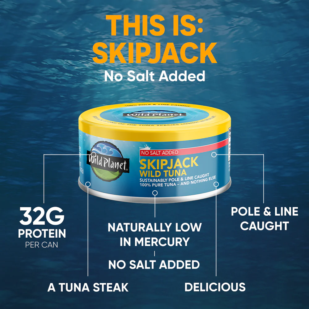 Skipjack Wild Tuna No Salt Added - Image 6
