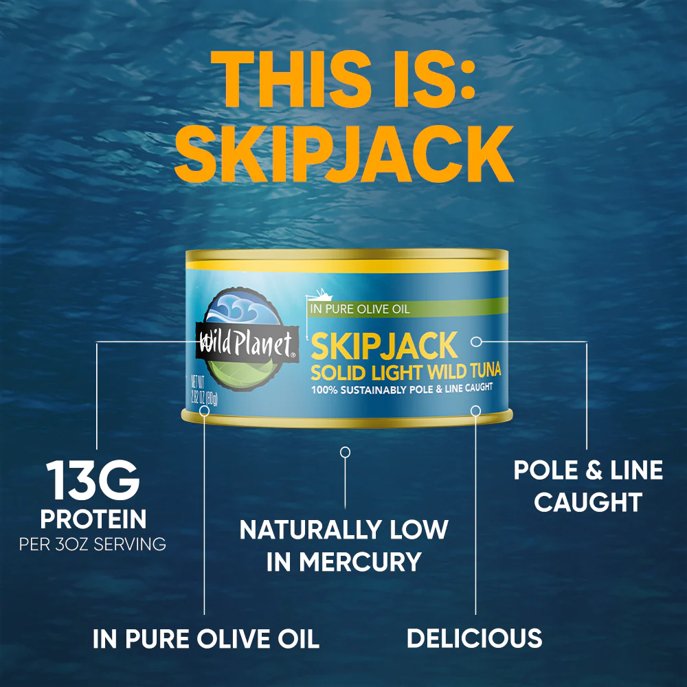 Skipjack Solid Light Wild Tuna in Pure Olive Oil - Image 7