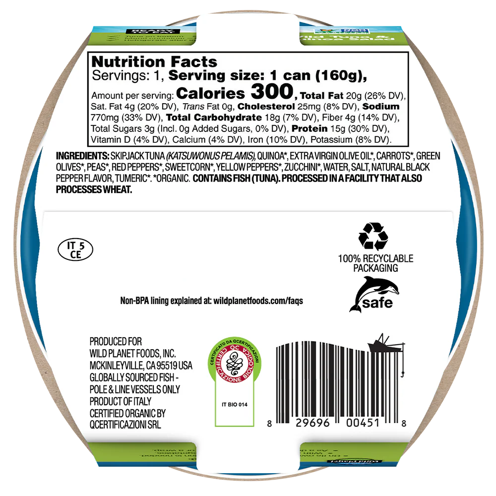 Wild Tuna & Quinoa Salad Ready-To-Eat Meal - Image 2