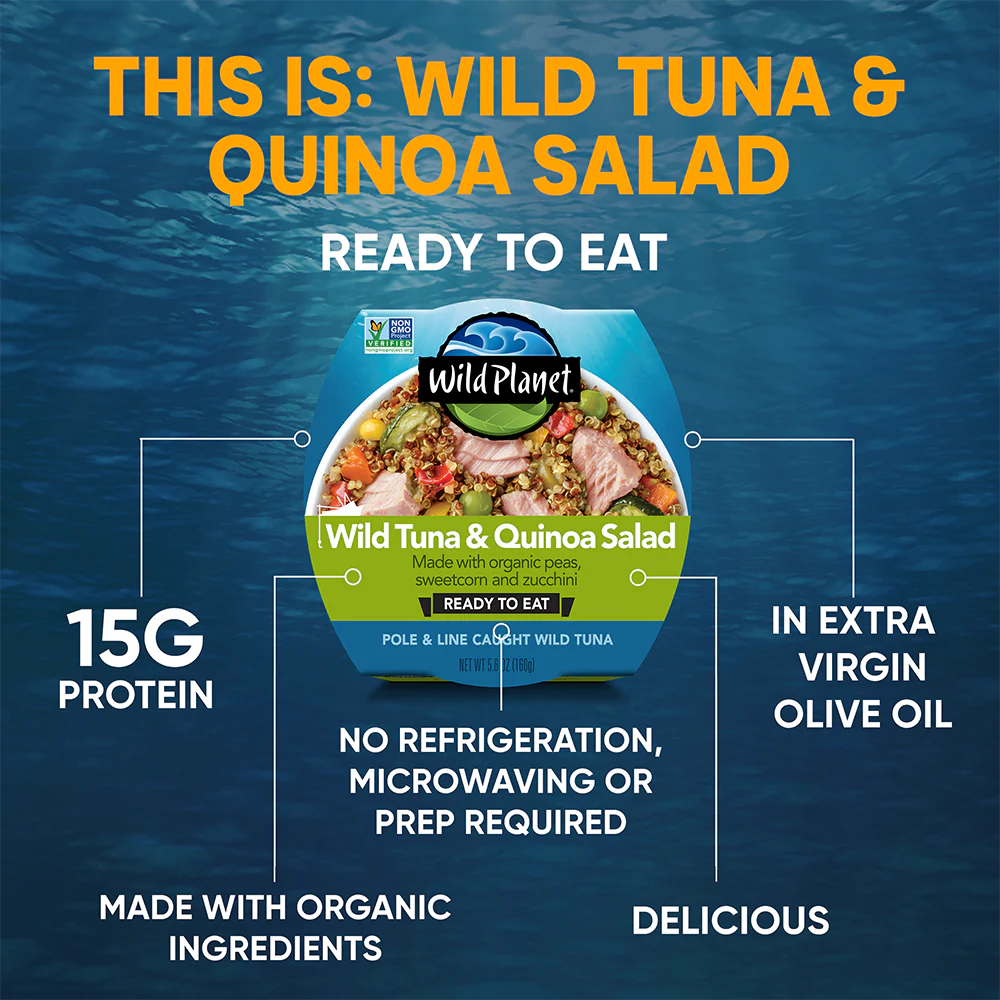 Wild Tuna & Quinoa Salad Ready-To-Eat Meal - Image 7